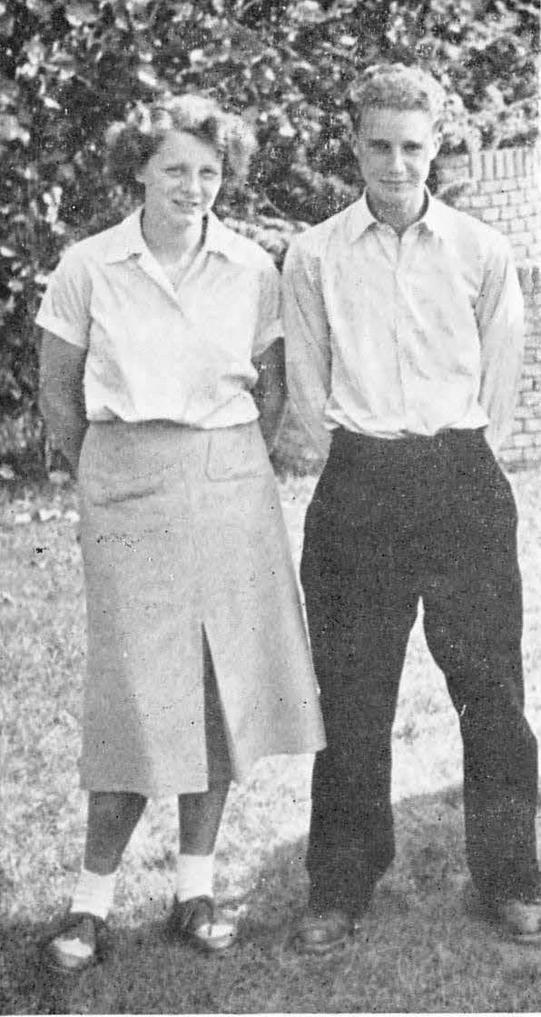 Annelies Schiff en Jan Eschauzier in 1950