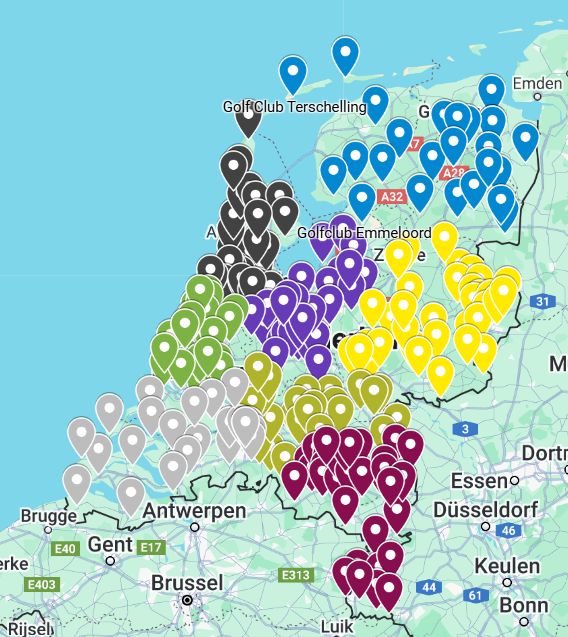 NGF-jeugdregio's